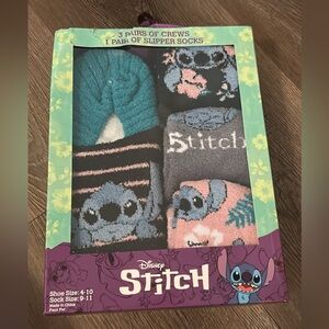 Stitch Sock & Slipper Gift Set